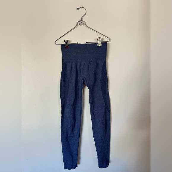 NVGTN GREY/Blue High Waisted Seamless Contouring Leggings - Picture 2 of 8